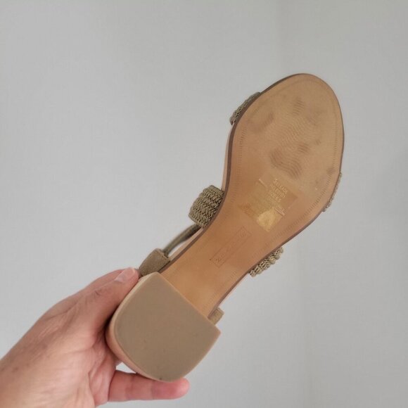 Steven By Steven Madden Block Heel Textured Straps Sandals- 6.5 - Picture 8 of 10